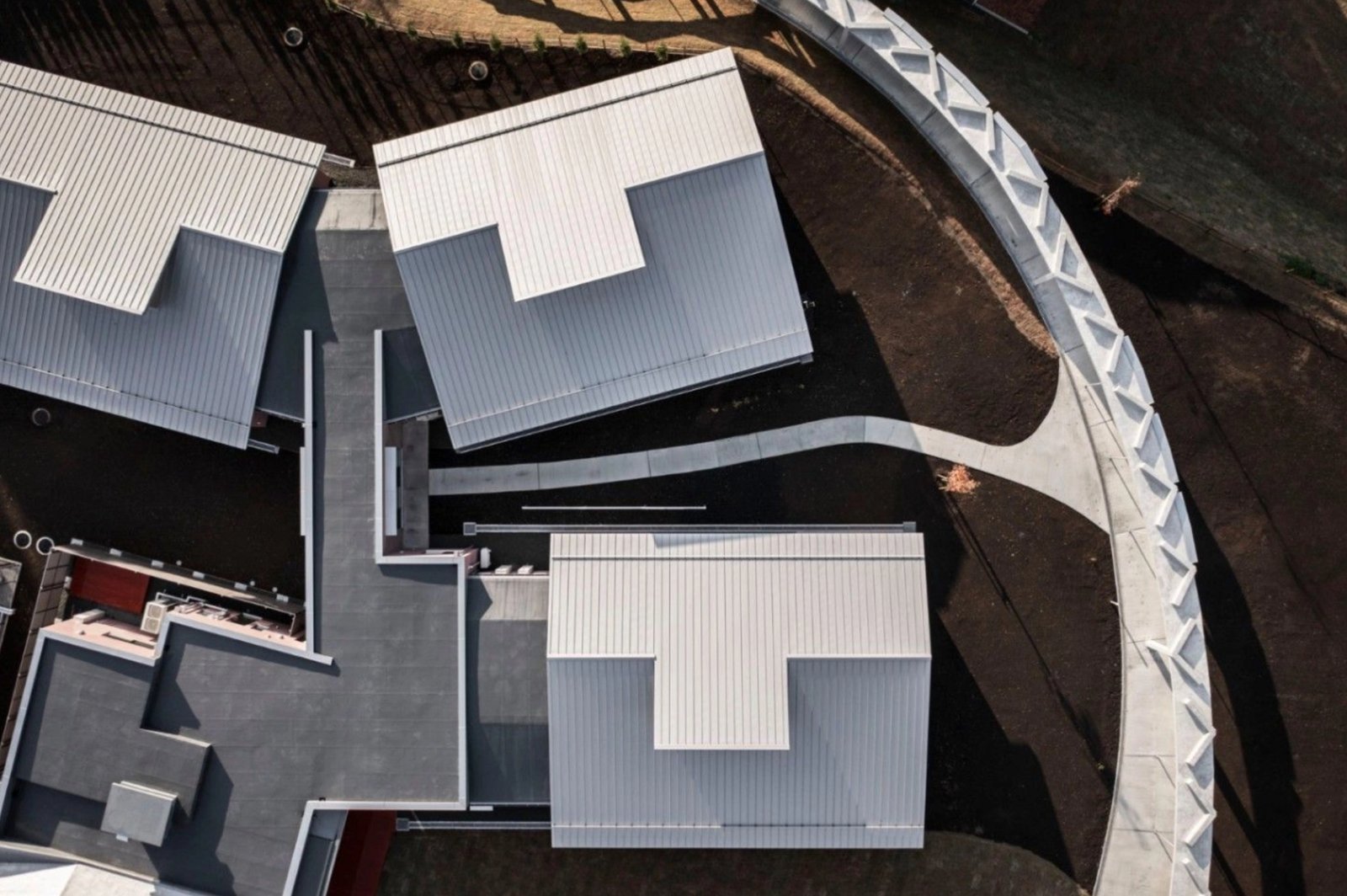 ドローン空撮 — Civic Facility / Top View